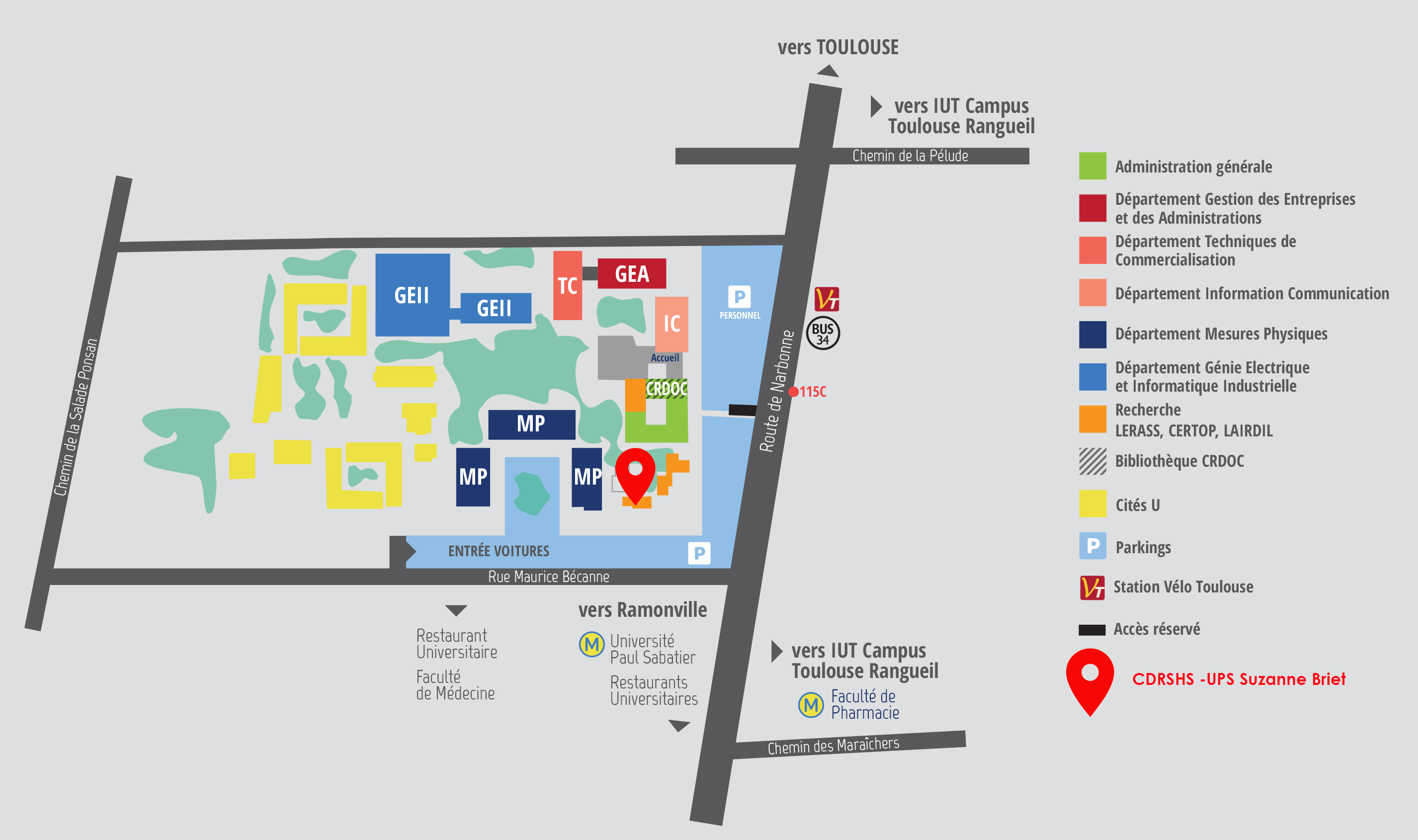 CDRSHS-UPS / Suzanne Briet - IUT Paul Sabatier