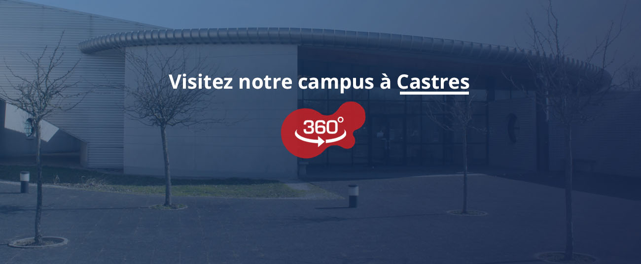 Lien vers visite virtuelle du campus de Castres